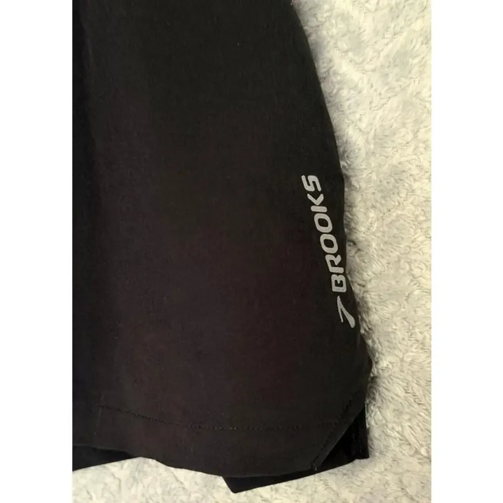 Brooks Speed DryLayer Shorts Sze XL Black Running Active Breathable Lightweight